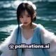 动漫平台资源编辑绿川美羽的头像，活泼可爱的年轻女性，手持平板电脑，背景为明亮的办公环境